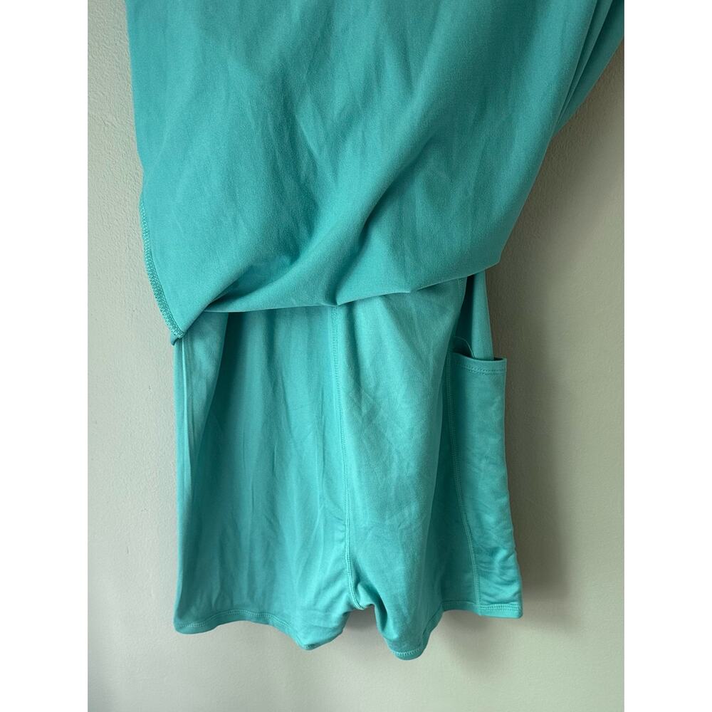 Kyodan Outdoor Womens Size  Small Active Dress Green Stretch Padded Bra Shorts - Picture 5 of 5
